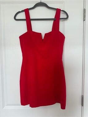 Amanda Uprichard Red Mini Dress